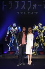 NICOLA PELTZ at Transformers: Age of Extinction Press Conference in Tokyo