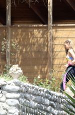 NICOLA PELTZ on the Set of Teen Vogue Magazine Photoshoot in Malibu