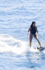 NICOLE SCHERZINGER in Bikini on a Boat in the Mediterranean