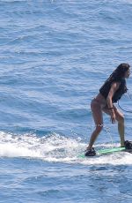 NICOLE SCHERZINGER in Bikini on a Boat in the Mediterranean