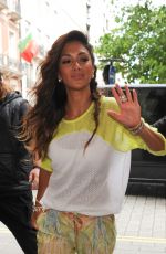 NICOLE SCHERZINGER Leaves ITV Studios in London