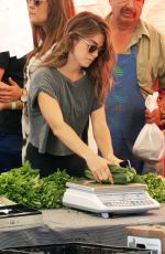 NIKKI REED at a Farmers Market in Studio City