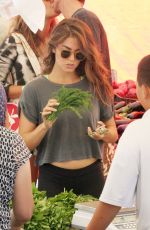 NIKKI REED at a Farmers Market in Studio City