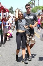 NIKKI REED at a Farmers Market in Studio City