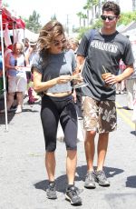 NIKKI REED at a Farmers Market in Studio City