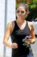 NIKKI REED in Tights Leaves a Gym in Los Angeles