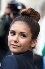 NINA DOBREV at Chanel Fashion Show in Paris