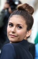 NINA DOBREV at Chanel Fashion Show in Paris