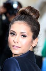 NINA DOBREV at Chanel Fashion Show in Paris