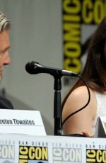 ODEYA RUSH at The Giver presentation at Comic-con 2014 in San Diego