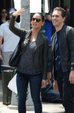 OLIVIA MUNN at The Newsroom Set in New York