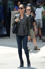 OLIVIA MUNN at The Newsroom Set in New York