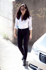 OLIVIA MUNN on the Set of Ride Along 2 in Atlanta