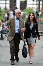 OLIVIA MUNN on the Set of The Newsroom in New York