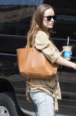 OLIVIA WILDE in Jeans Out in New York