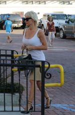 PAMELA ANDERSON Arrives at Malibu Country Mart