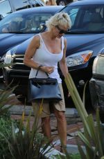 PAMELA ANDERSON Arrives at Malibu Country Mart