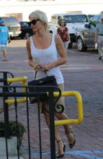 PAMELA ANDERSON Arrives at Malibu Country Mart