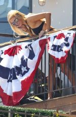 PARIS HILTON at 4th of July Party in Malibu