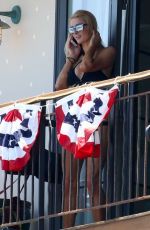 PARIS HILTON at 4th of July Party in Malibu