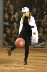 PARIS HILTON at Chris Brown and Quincy Kick’n it for Charity