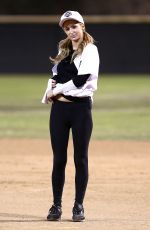 PARIS HILTON at Chris Brown and Quincy Kick’n it for Charity