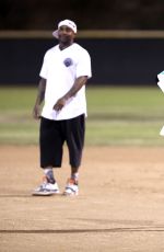 PARIS HILTON at Chris Brown and Quincy Kick’n it for Charity