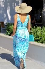 PARIS HILTON in a Dress Visits Cross Creek