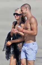 PARIS HILTON in Bikini at a Beach in Malibu