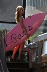PARIS HILTON in Bikini at a Beach in Malibu