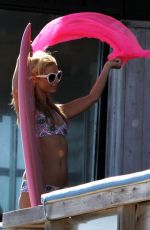 PARIS HILTON in Bikini at a Beach in Malibu