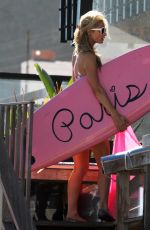 PARIS HILTON in Bikini at a Beach in Malibu