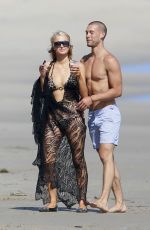 PARIS HILTON in Bikini at a Beach in Malibu