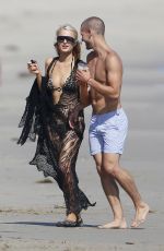 PARIS HILTON in Bikini at a Beach in Malibu