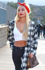 PIA MIA PEREZ at Chris Brown and Quincy Kick’n it for Charity
