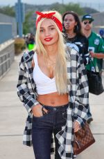 PIA MIA PEREZ at Chris Brown and Quincy Kick’n it for Charity