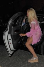 PIXIE LOTT Leaves Freedom Bar in London