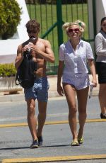 PIXIE LOTT Out and About in Marbella