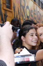 POPPY MONTGOMERY Arrives at The Late Show with David Letterman