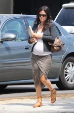 Pregnant RACHEL BILSON Out and About in West Hollywood