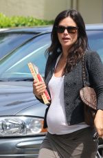 Pregnant RACHEL BILSON Out and About in West Hollywood