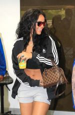 RIHANNA at Galeao Airport in Rio De Janeiro