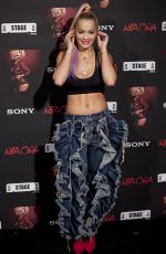 RITA ORA at Showcase in Madrid