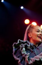 RITA ORA at Showcase in Madrid