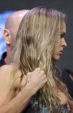 RONDA ROUSEY at UFC 175 Weigh-in