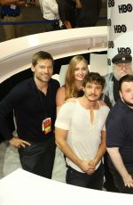 ROSE LESLIE at Warner Bros Signing Booth at Comic-con