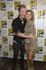 ROSE MCIVER at Izombie Panel at Comic-con in San Diego
