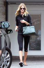 ROSIE HUNTINGTON-WHITELEY in Tights Leaves a Gym in West Hollywood