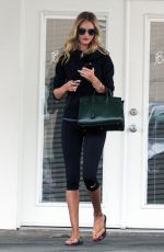 ROSIE HUNTINGTON-WHITELEY in Tights Leaves a Gym in West Hollywood