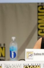 SALMA HAYEK at Horns and Everly Panel at Comic-con in San Diego